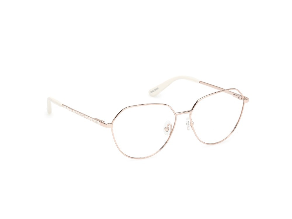 Occhiali da vista Guess GU50169 (032) colore oro pallido lucido - avorio opaco forma rotondo 