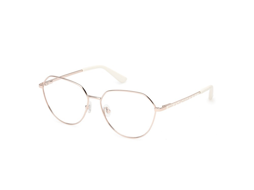 Occhiali da vista Guess GU50169 (032) colore oro pallido lucido - avorio opaco forma rotondo 