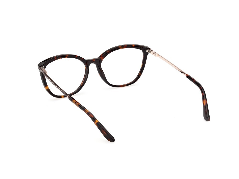 Occhiali da vista Guess GU50171 (052) colore avana scura / marrone scuro opaco forma cat eye 