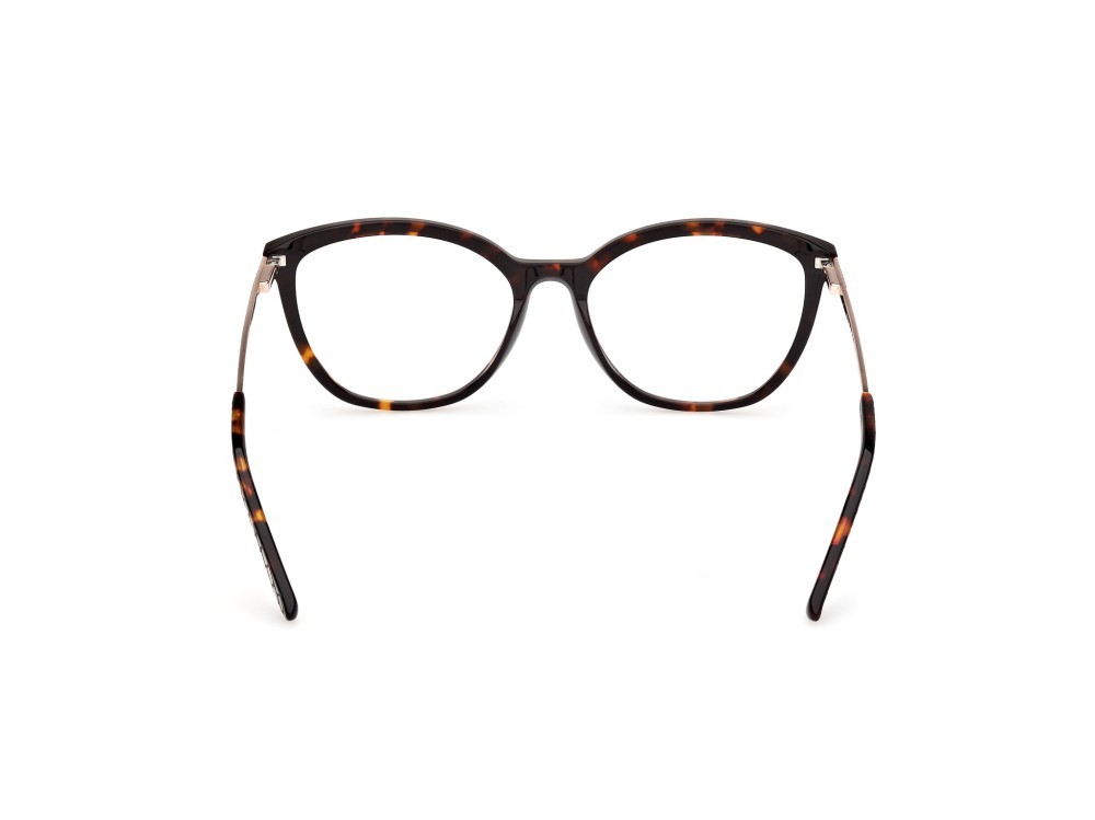 Occhiali da vista Guess GU50171 (052) colore avana scura / marrone scuro opaco forma cat eye 