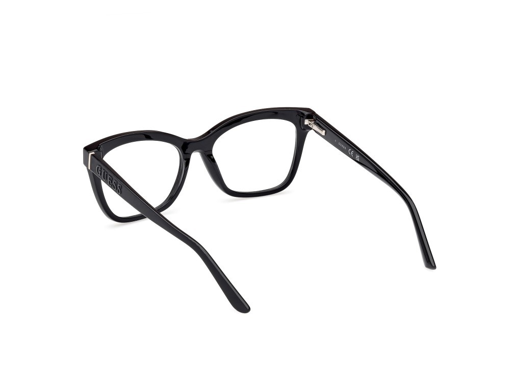 Eyeglasses Guess GU50172 (001) color nero lucido / nero opaco shape square 