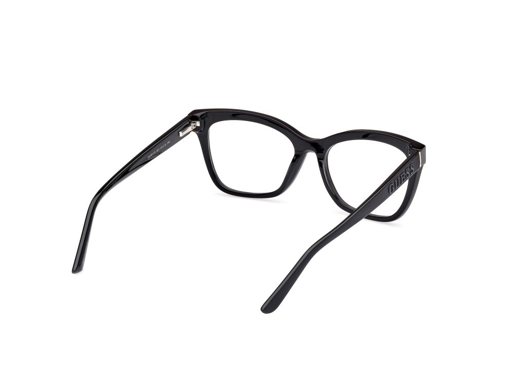Eyeglasses Guess GU50172 (001) color nero lucido / nero opaco shape square 