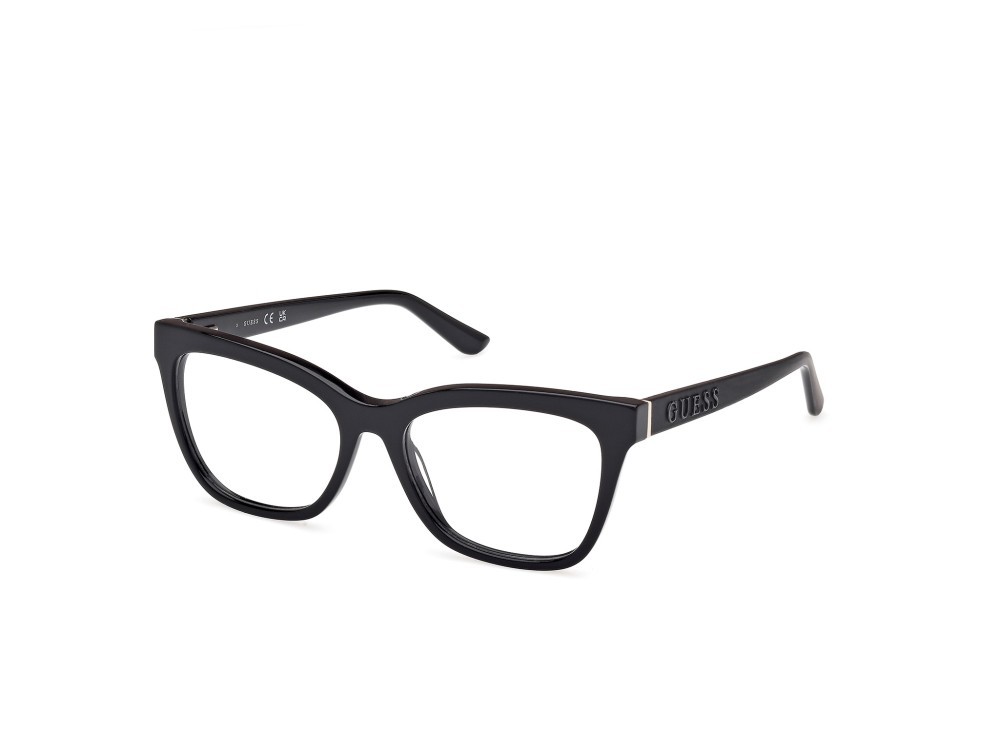 Eyeglasses Guess GU50172 (001) color nero lucido / nero opaco shape square 