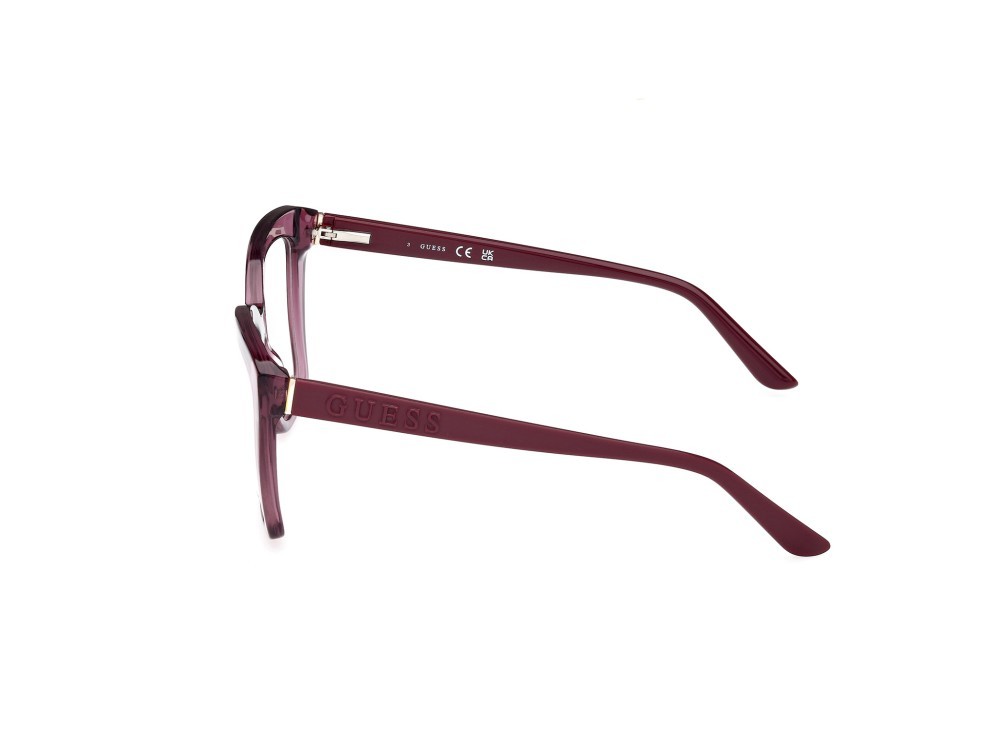 Occhiali da vista Guess GU50173 (081) colore viola lucido - viola opaco forma geometrico 