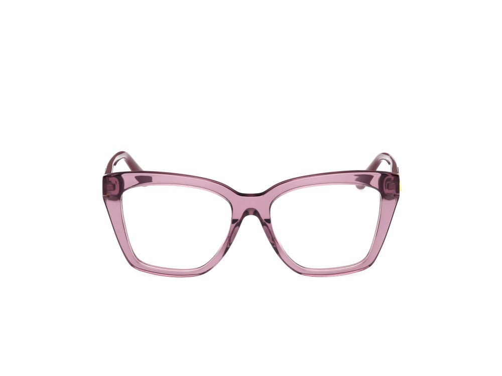 Occhiali da vista Guess GU50173 (081) colore viola lucido - viola opaco forma geometrico 