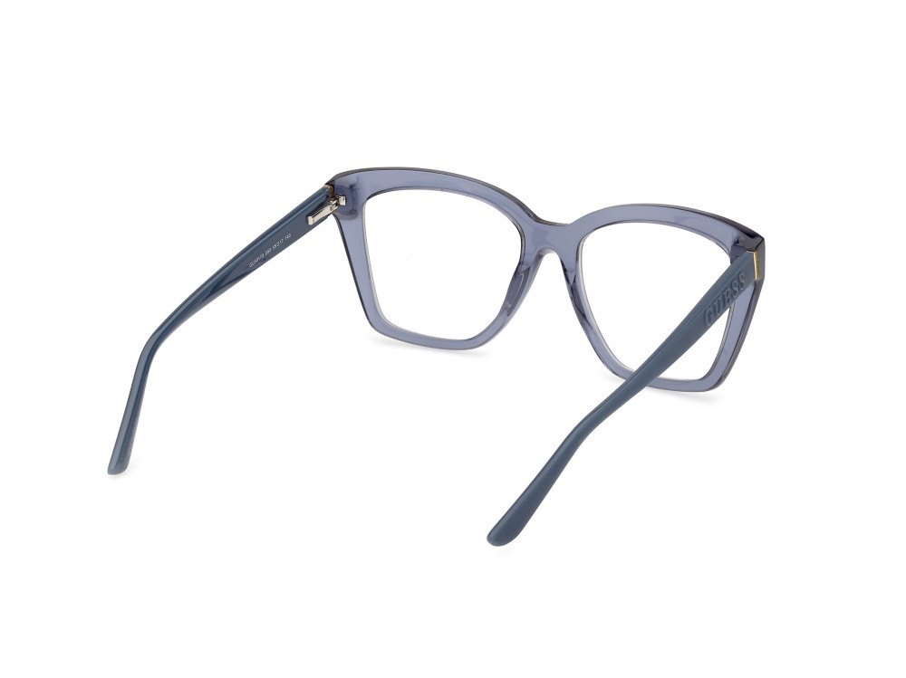 Occhiali da vista Guess GU50173 (090) colore blu lucido - blu opaco forma geometrico 