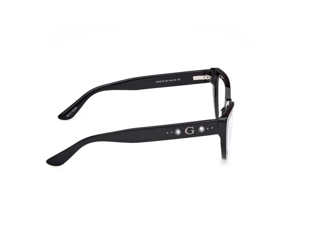 Occhiali da vista Guess GU50175 (001) colore nero lucido  forma geometrico 