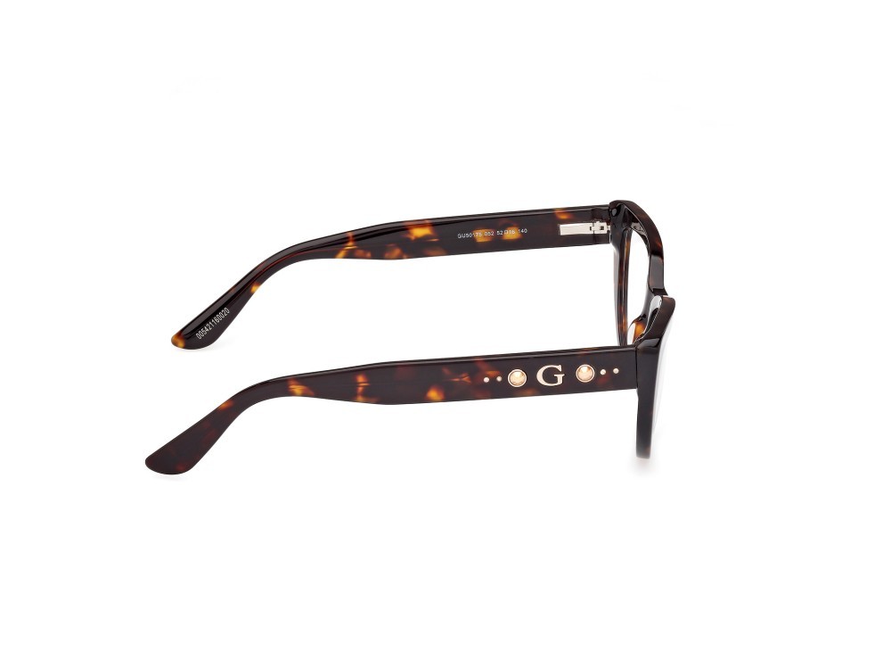 Occhiali da vista Guess GU50175 (052) colore avana scura forma geometrico 