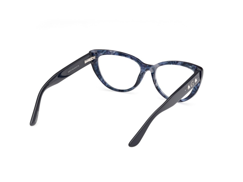 Brillen Guess GU50175 (092) farbe blu/avana - blu/monocolore form geometrisch 