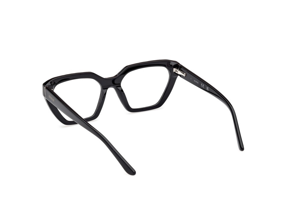 Occhiali da vista Guess GU50176 (005) colore animalier/monocolore - nero lucido forma geometrico 