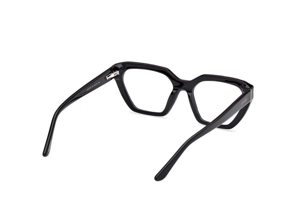 Occhiali da vista Guess GU50176 (005) colore animalier/monocolore - nero lucido forma geometrico 