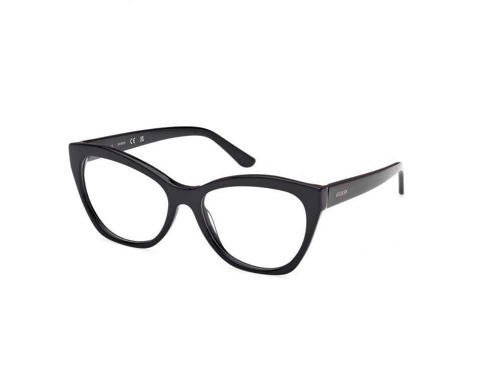 Occhiali da vista Guess GU50177 (001) colore nero lucido  forma geometrico 