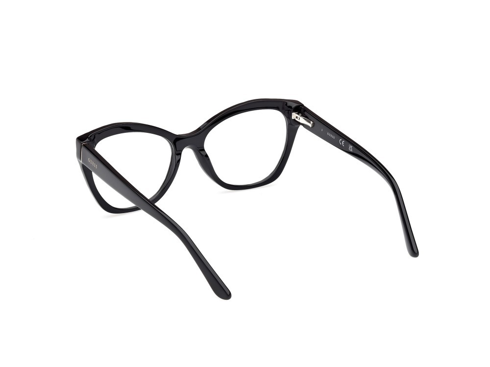 Occhiali da vista Guess GU50177 (005) colore animalier/monocolore / nero lucido forma geometrico 