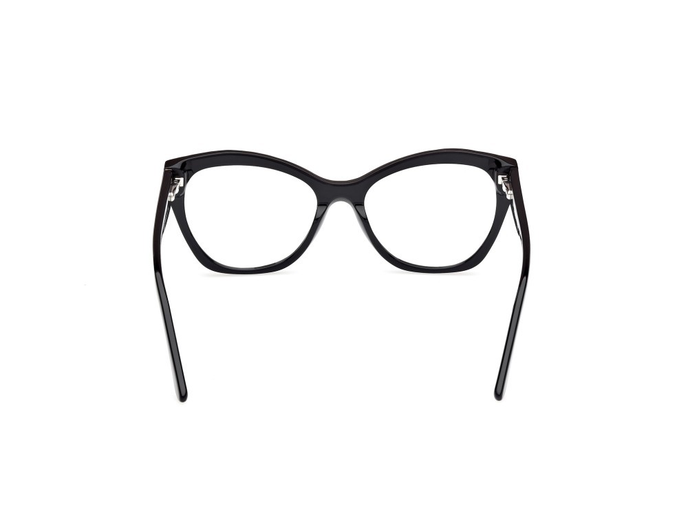 Occhiali da vista Guess GU50177 (005) colore animalier/monocolore / nero lucido forma geometrico 