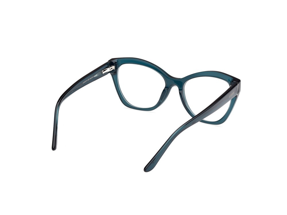 Occhiali da vista Guess GU50177 (087) colore turchese lucido forma geometrico 