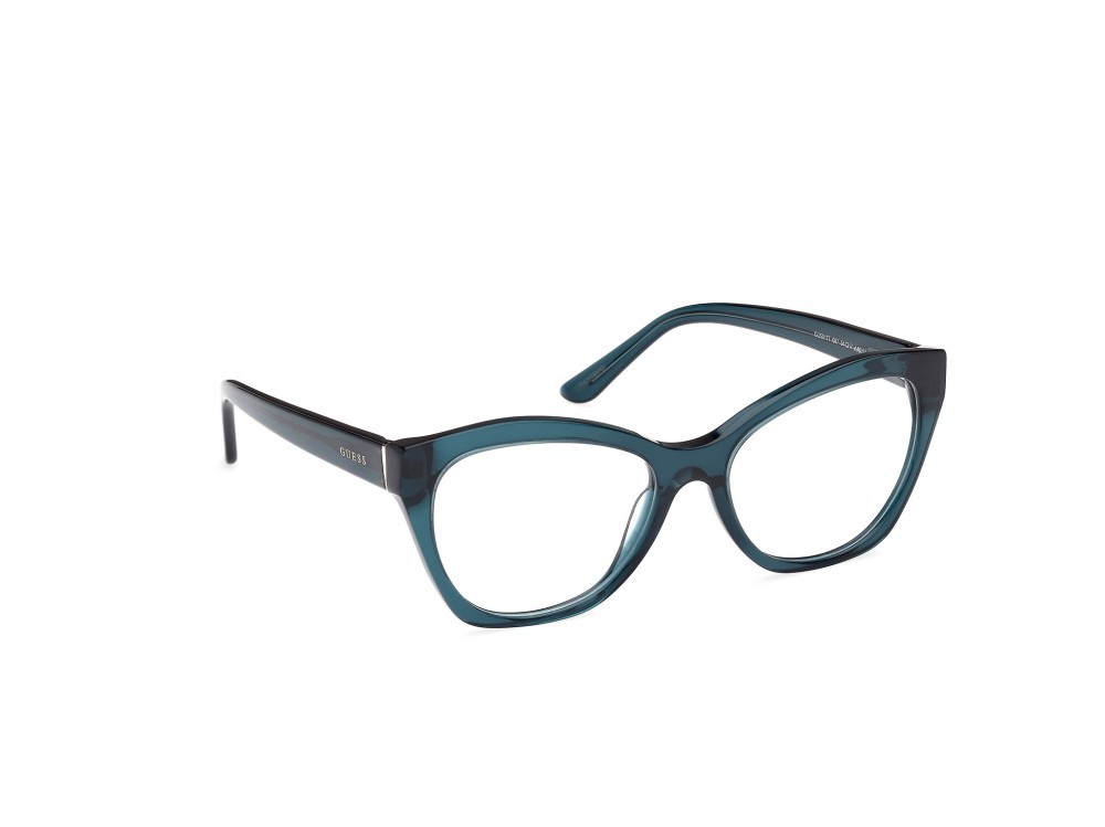 Occhiali da vista Guess GU50177 (087) colore turchese lucido forma geometrico 