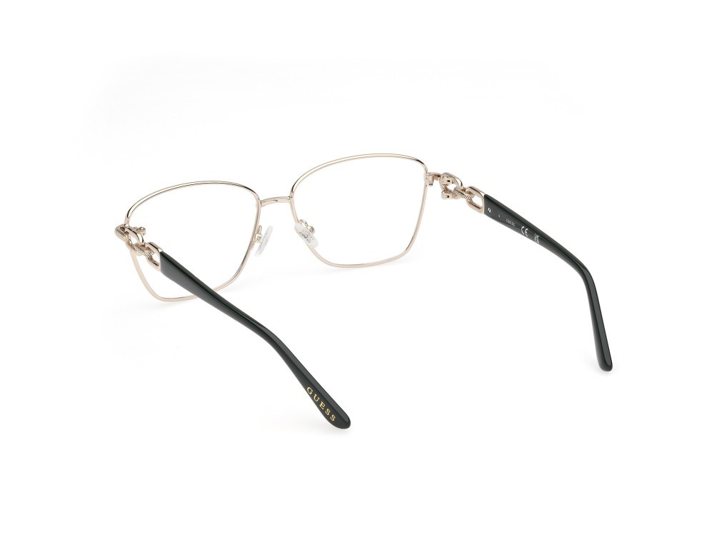 Occhiali da vista Guess GU50179 (097) colore verde scuro opaco - verde scuro lucido forma rettangolare 