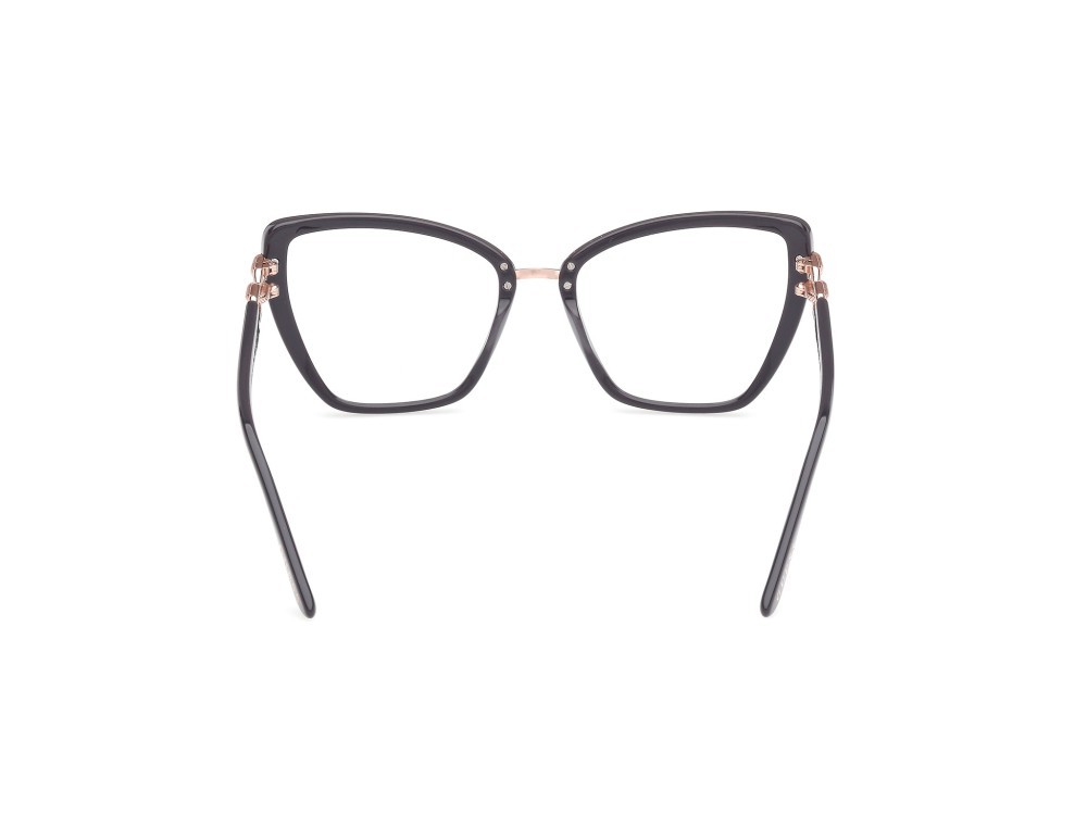 Eyeglasses Guess GU50180 (020) color grigio lucido shape cat eye 