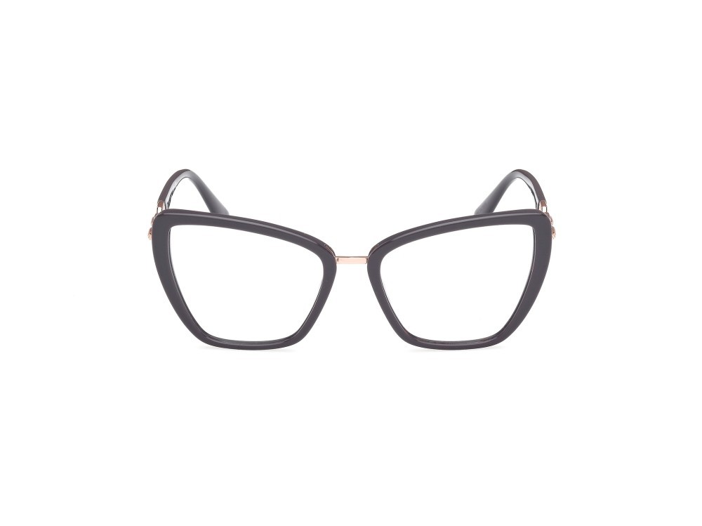 Eyeglasses Guess GU50180 (020) color grigio lucido shape cat eye 