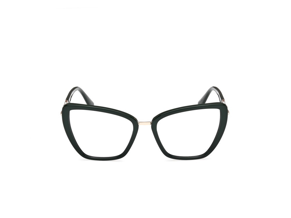 Occhiali da vista Guess GU50180 (096) colore verde scuro lucido forma cat eye 
