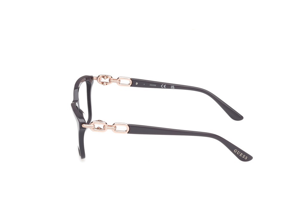 Occhiali da vista Guess GU50181 (020) colore grigio lucido  forma quadrato 