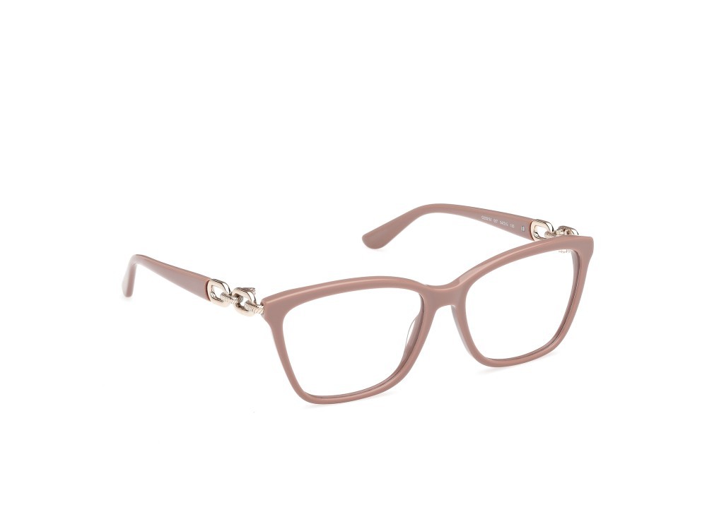 Occhiali da vista Guess GU50181 (057) colore beige lucido forma quadrato 