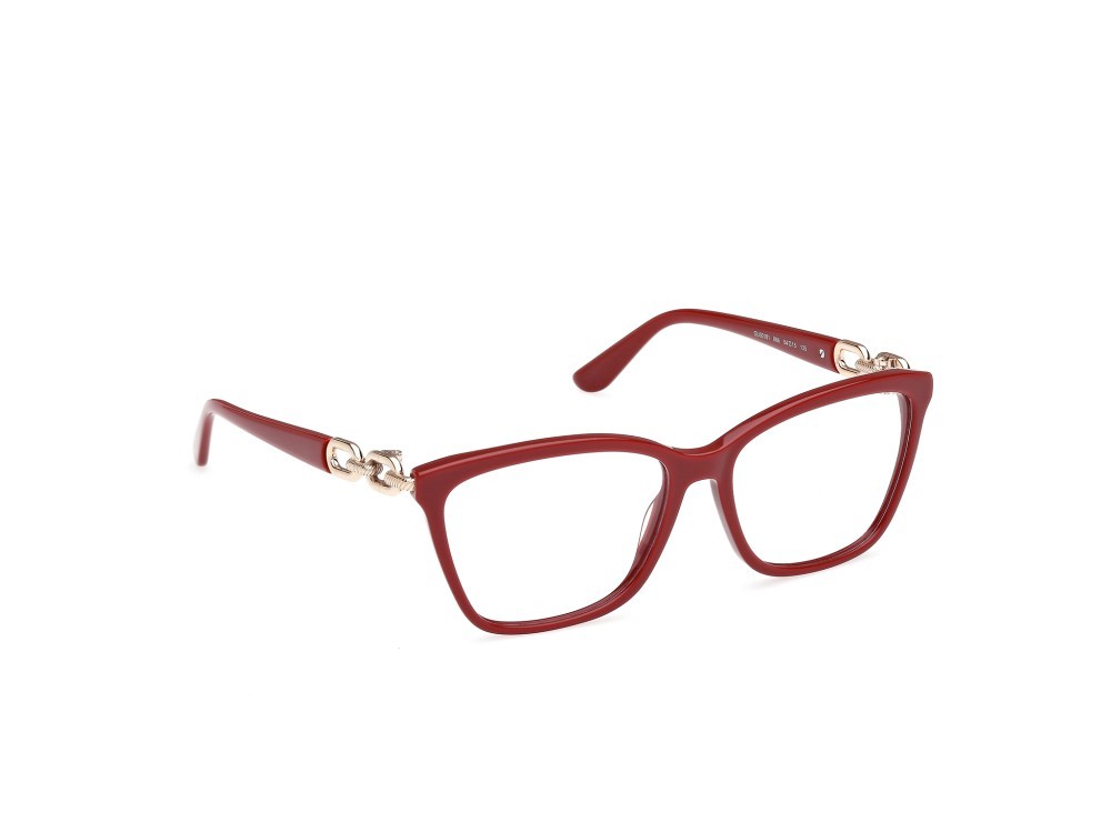 Occhiali da vista Guess GU50181 (066) colore rosso scuro lucido  forma quadrato 