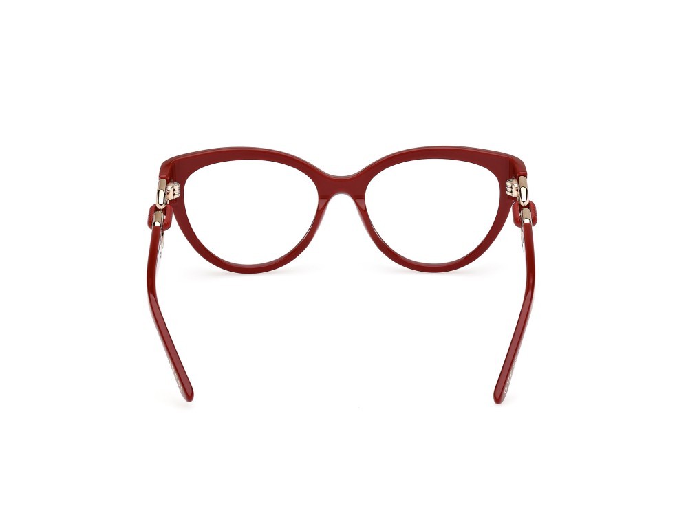Occhiali da vista Guess GU50182 (066) colore rosso scuro lucido forma cat eye 