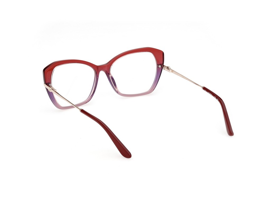Occhiali da vista Guess GU50183 (074) colore rosa/sfumato - oro pallido lucido forma geometrico 