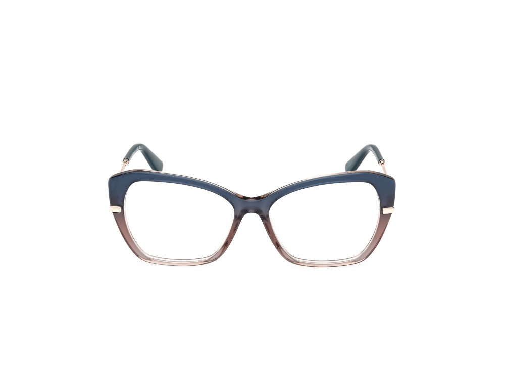 Occhiali da vista Guess GU50183 (092) colore azzurro/sfumato - oro pallido lucido forma geometrico 
