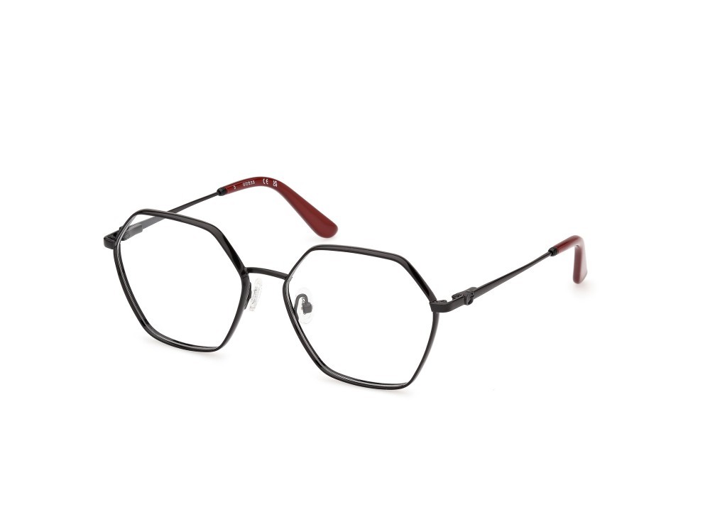Occhiali da vista Guess GU50184 (001) colore nero lucido forma geometrico 