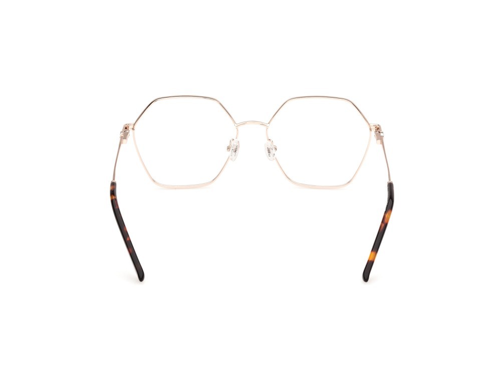 Occhiali da vista Guess GU50184 (032) colore oro pallido lucido forma geometrico 