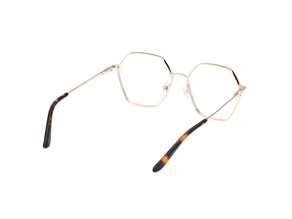 Occhiali da vista Guess GU50184 (032) colore oro pallido lucido forma geometrico 