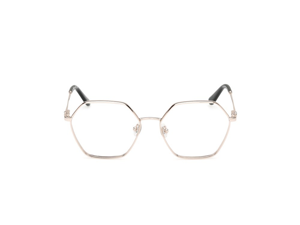 Occhiali da vista Guess GU50184 (033) colore oro pallido lucido forma geometrico 