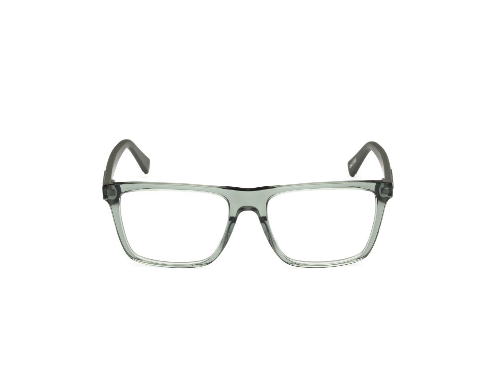 Occhiali da vista Guess GU50186 (093) colore verde chiaro lucido forma rettangolare 