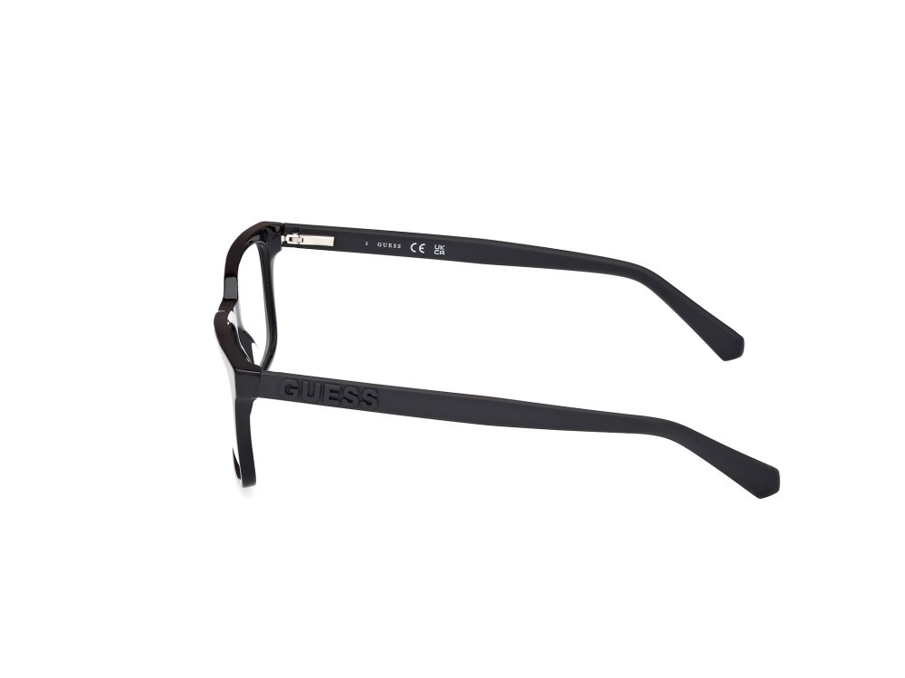Occhiali da vista Guess GU50187 (001) colore nero lucido forma rettangolare 