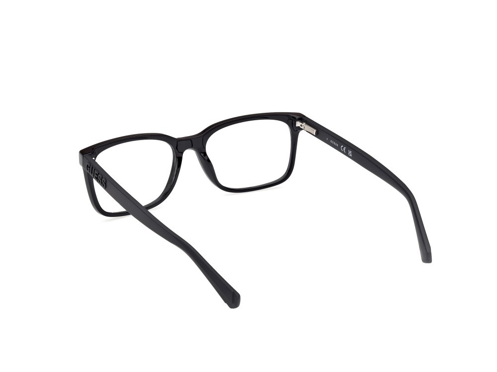 Occhiali da vista Guess GU50187 (001) colore nero lucido forma rettangolare 