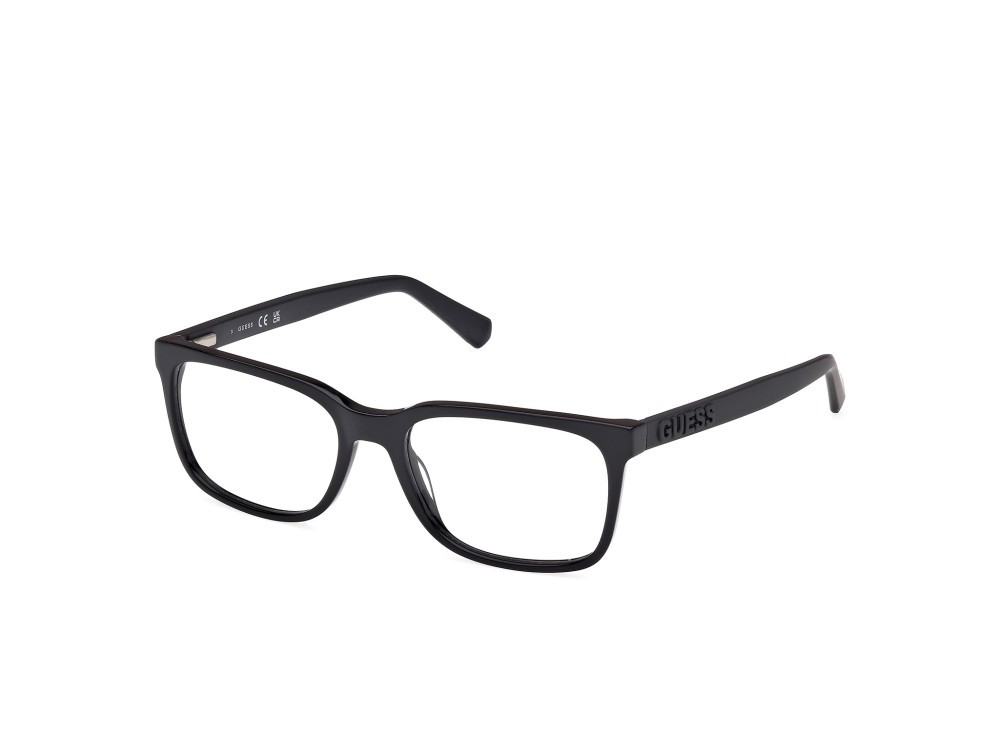 Occhiali da vista Guess GU50187 (001) colore nero lucido forma rettangolare 