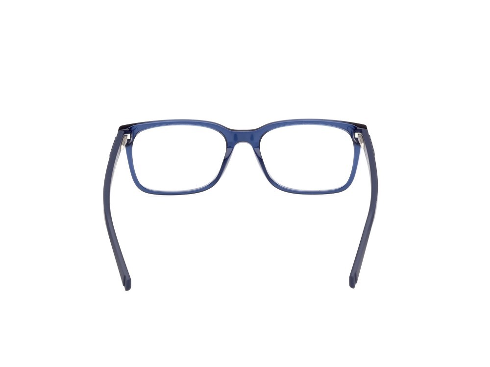 Eyeglasses Guess GU50187 (090) color blu lucido shape rectangle 