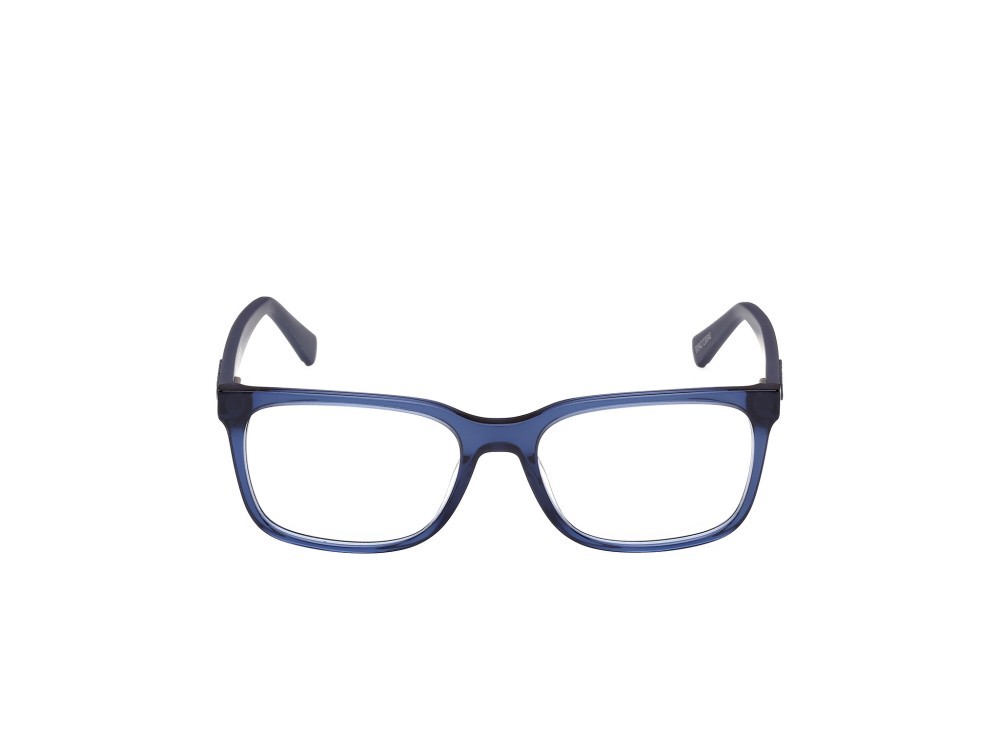 Eyeglasses Guess GU50187 (090) color blu lucido shape rectangle 