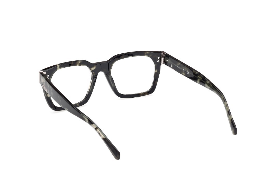 Occhiali da vista Guess GU50188 (098) colore verde scuro - avana forma quadrato 