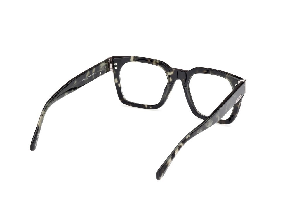 Occhiali da vista Guess GU50188 (098) colore verde scuro - avana forma quadrato 