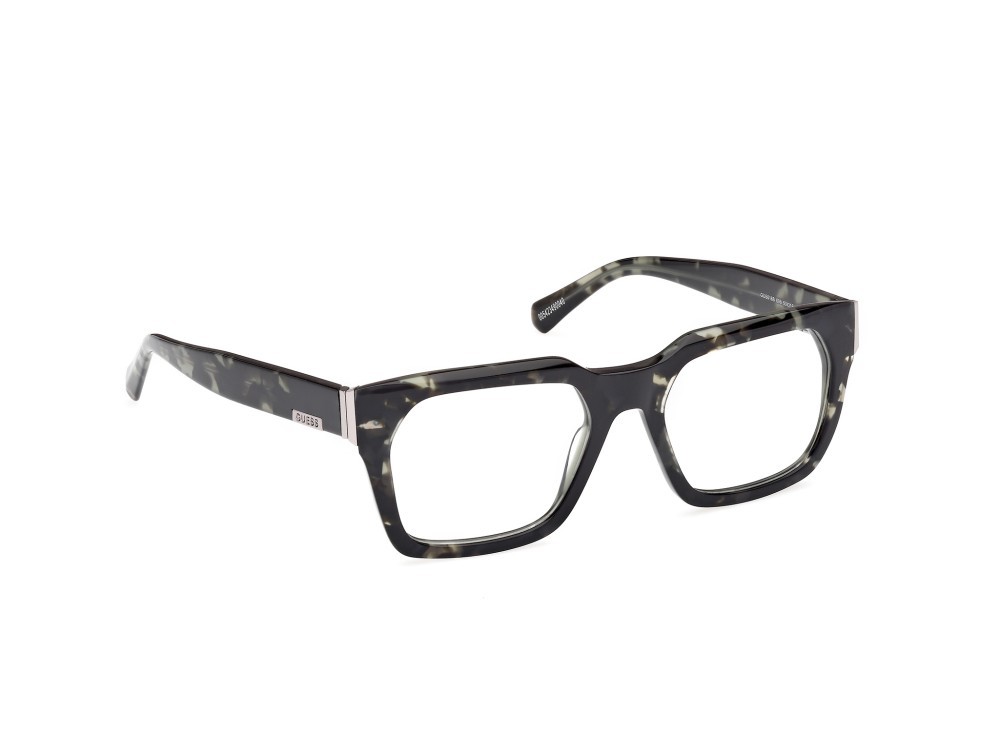Occhiali da vista Guess GU50188 (098) colore verde scuro - avana forma quadrato 