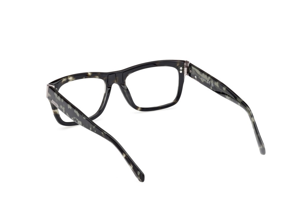 Occhiali da vista Guess GU50189 (098) colore verde scuro - avana  forma rettangolare 