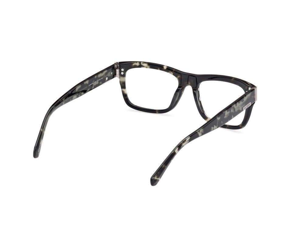 Occhiali da vista Guess GU50189 (098) colore verde scuro - avana  forma rettangolare 
