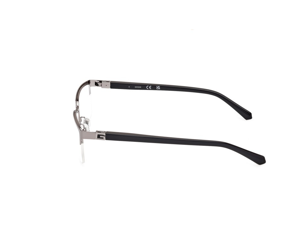 Occhiali da vista Guess GU50191 (009) colore antracite opaco - nero lucido forma rettangolare 