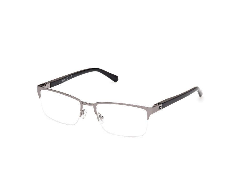 Occhiali da vista Guess GU50191 (009) colore antracite opaco - nero lucido forma rettangolare 