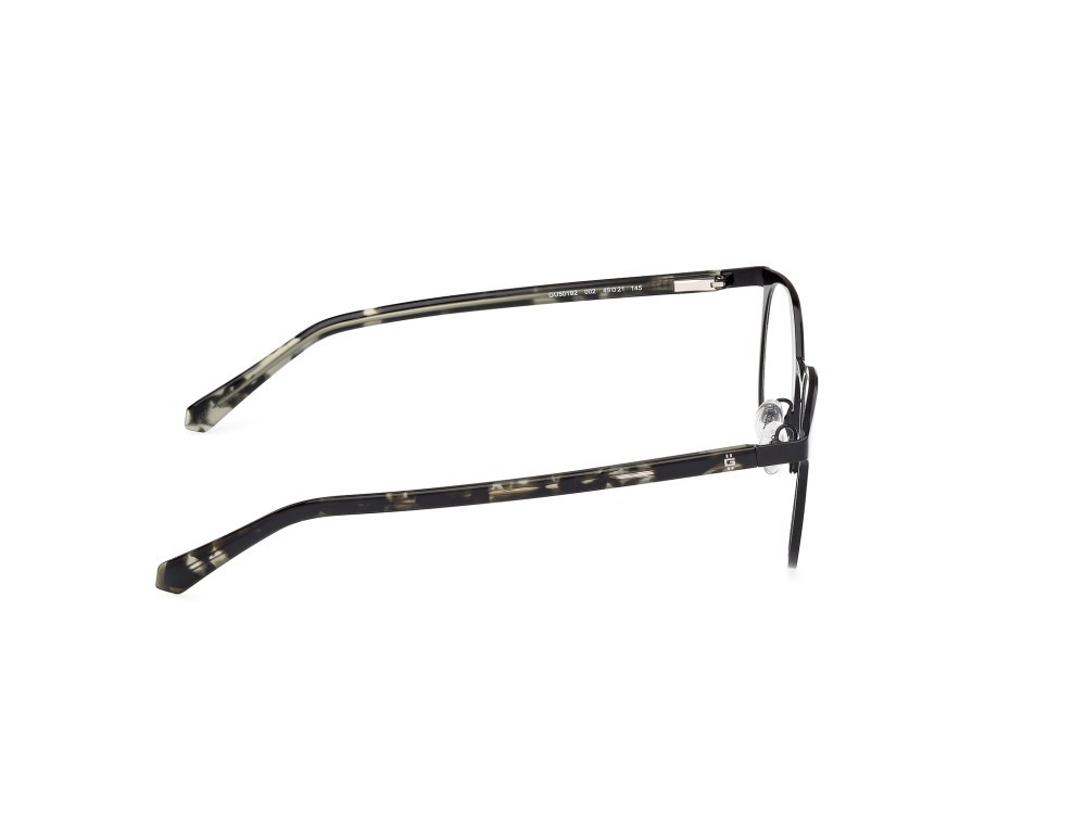 Occhiali da vista Guess GU50192 (002) colore nero opaco - verde scuro avana forma rotondo 
