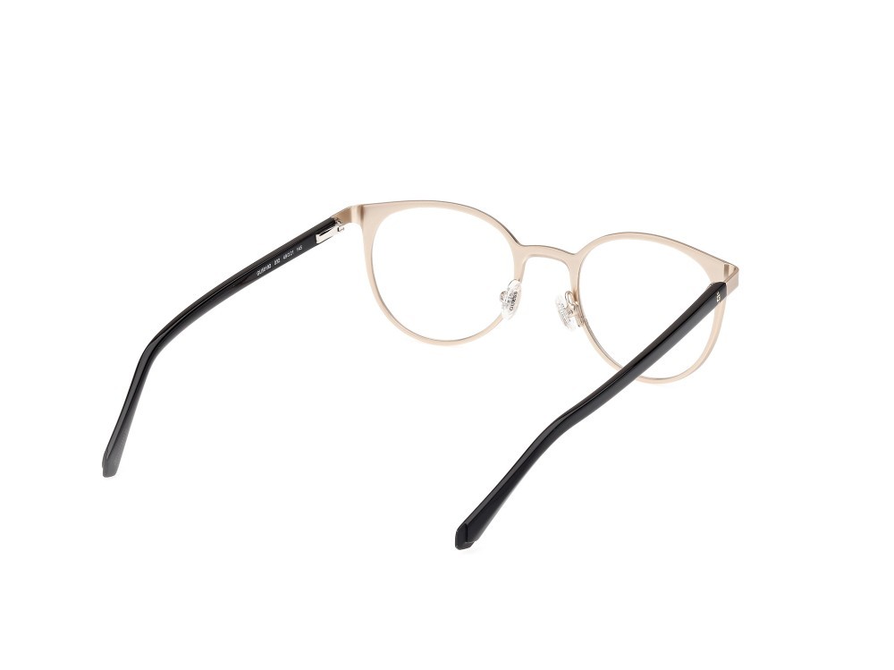 Occhiali da vista Guess GU50192 (032) colore oro pallido lucido - nero lucido forma rotondo 