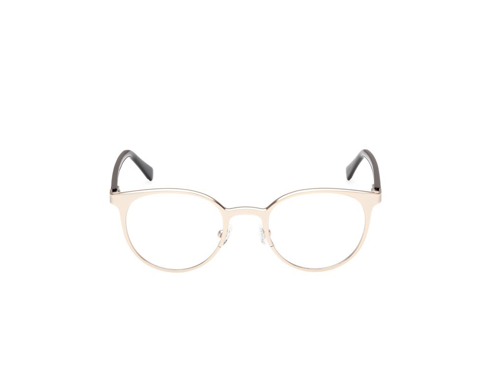 Occhiali da vista Guess GU50192 (032) colore oro pallido lucido - nero lucido forma rotondo 